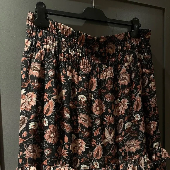 Madewell Ruffle Tiered Midi Skirt - Picture 3 of 11